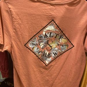Salty Crew T-shirt Coral